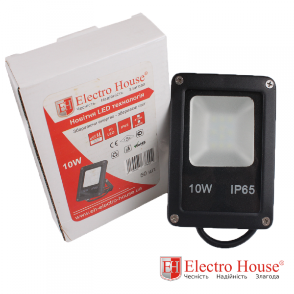 LED прожектор 10W IP65 ElectroHouse EH-LP-205