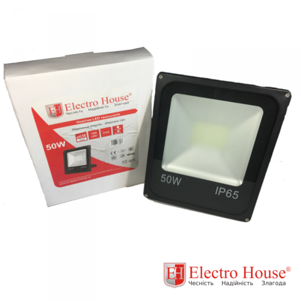 LED прожектор 50W IP65 ElectroHouse EH-LP-208