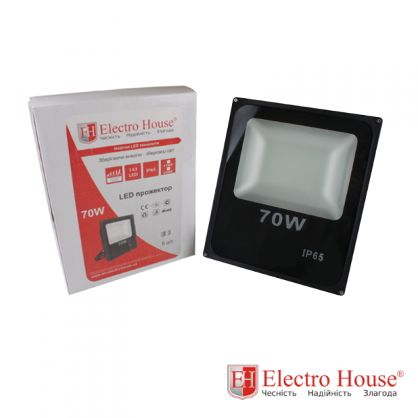 LED прожектор 70W IP65 ElectroHouse EH-LP-209
